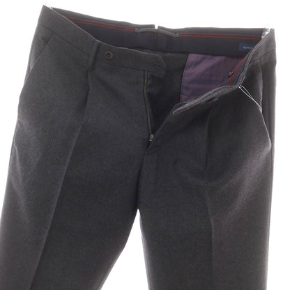 【中古】インコテックス INCOTEX SUPER100’s ウール ドレススラックスパンツ ダークグレー【 46 】【 状態ランクB 】【 メンズ 】
