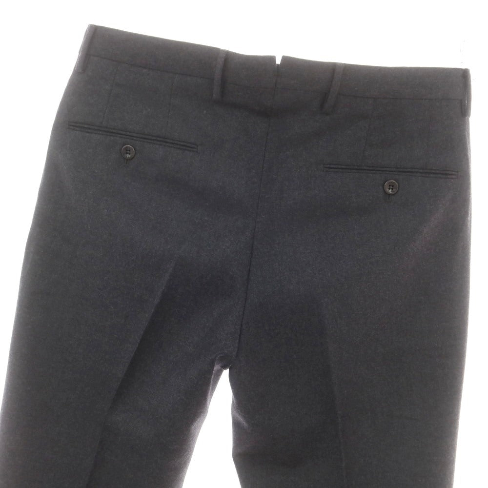 【中古】インコテックス INCOTEX SUPER100’s ウール ドレススラックスパンツ ダークグレー【 46 】【 状態ランクB 】【 メンズ 】