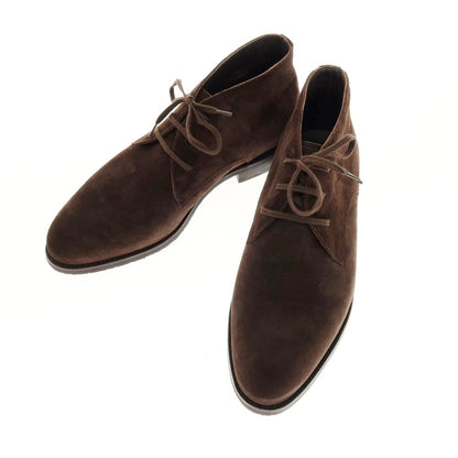 【中古】ジェイエムウエストン J.M WESTON EDOUARD スエード チャッカブーツ ダークブラウン【 6 1/2D 】【 状態ランクA 】【 メンズ 】