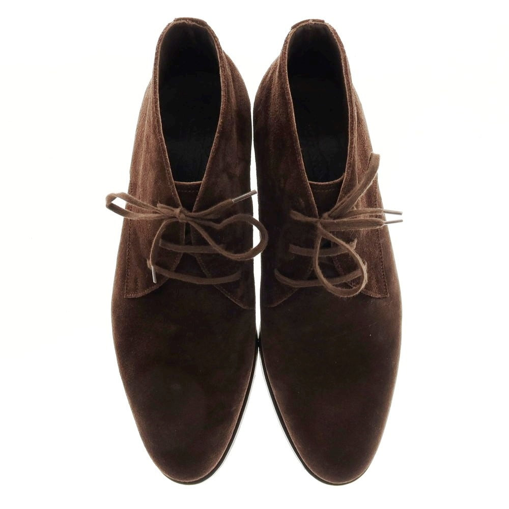 【中古】ジェイエムウエストン J.M WESTON EDOUARD スエード チャッカブーツ ダークブラウン【 6 1/2D 】【 状態ランクA 】【 メンズ 】