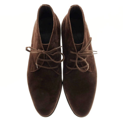 【中古】ジェイエムウエストン J.M WESTON EDOUARD スエード チャッカブーツ ダークブラウン【 6 1/2D 】【 状態ランクA 】【 メンズ 】