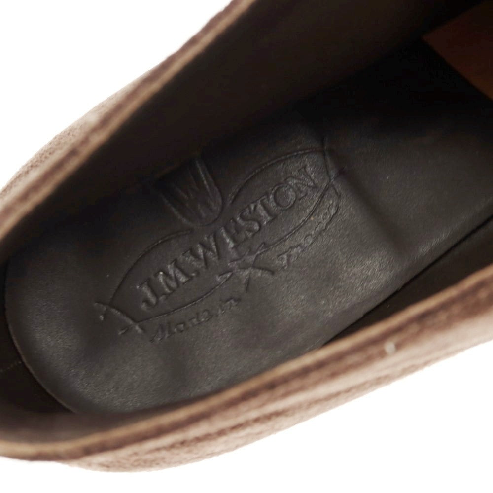 【中古】ジェイエムウエストン J.M WESTON EDOUARD スエード チャッカブーツ ダークブラウン【 6 1/2D 】【 状態ランクA 】【 メンズ 】