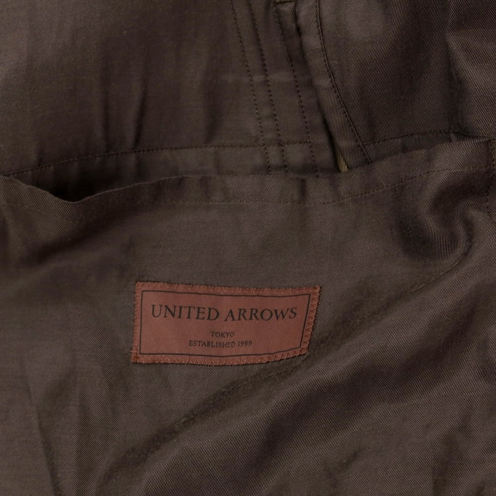 【中古】ユナイテッドアローズ UNITED ARROWS ツイルウール ステンカラーコート ベージュ【 L 】【 状態ランクA 】【 メンズ 】