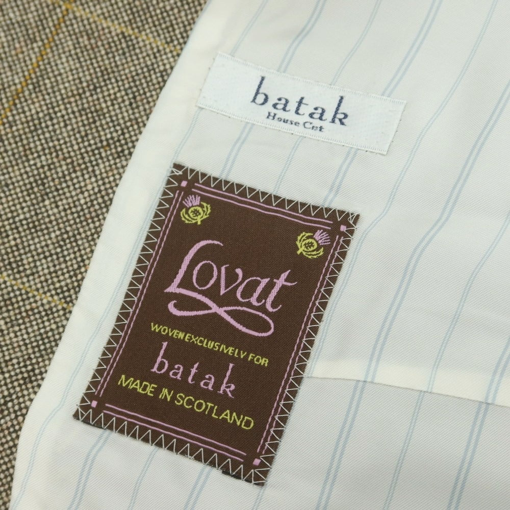 【中古】バタクハウスカット batak house cut ウール カジュアル系ジレ ブラウン【 サイズ表記なし（M位） 】【 状態ランクC 】【 メンズ 】