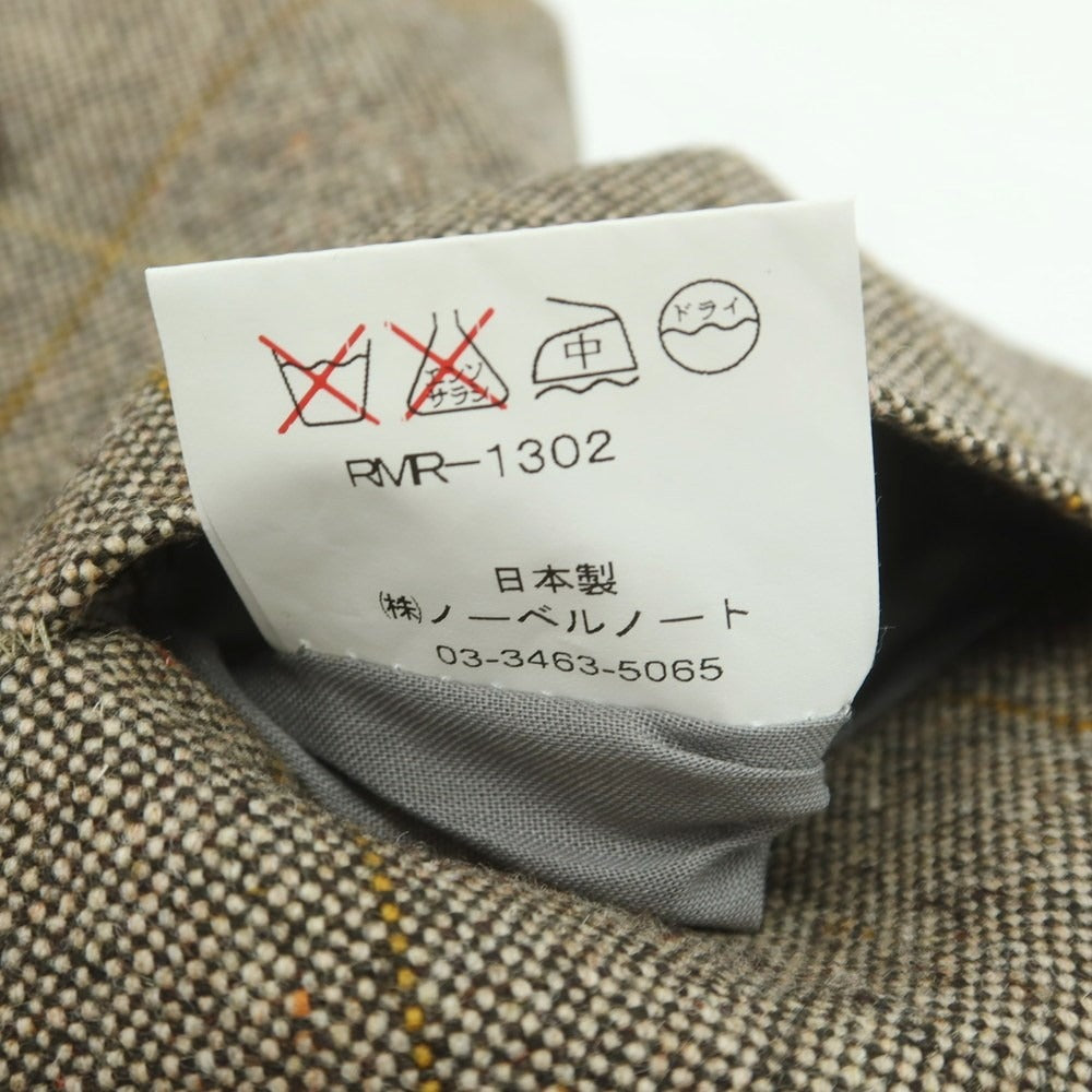 【中古】バタクハウスカット batak house cut ウール カジュアル系ジレ ブラウン【 サイズ表記なし（M位） 】【 状態ランクC 】【 メンズ 】