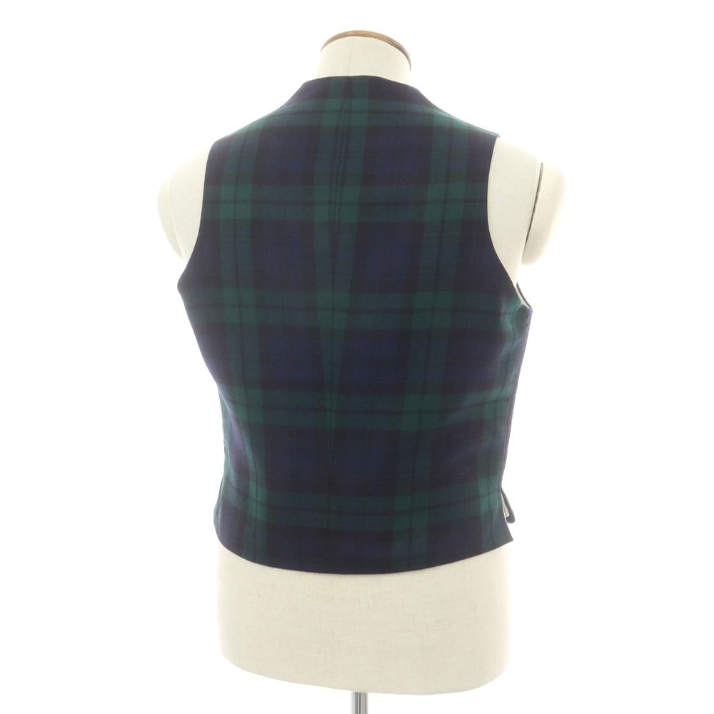 【中古】バタクハウスカット batak house cut ウール カジュアル系ジレ ネイビー【 サイズ表記なし（M位） 】【 状態ランクB 】【 メンズ 】