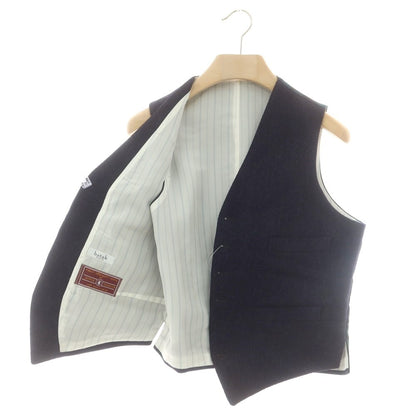 【中古】バタクハウスカット batak house cut ウール カジュアル系ジレ ネイビー【 サイズ表記なし（M位） 】【 状態ランクB 】【 メンズ 】