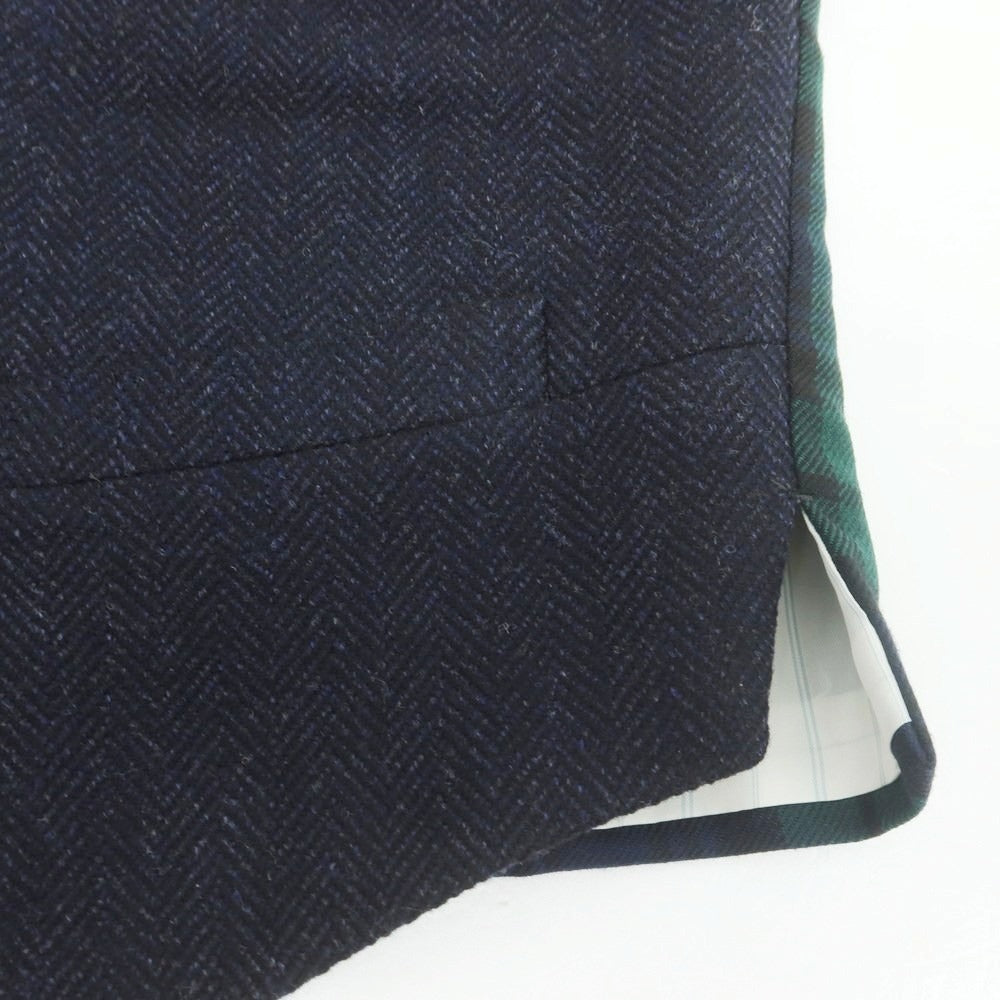 【中古】バタクハウスカット batak house cut ウール カジュアル系ジレ ネイビー【 サイズ表記なし（M位） 】【 状態ランクB 】【 メンズ 】