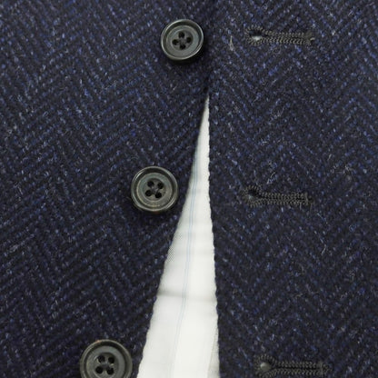 【中古】バタクハウスカット batak house cut ウール カジュアル系ジレ ネイビー【 サイズ表記なし（M位） 】【 状態ランクB 】【 メンズ 】