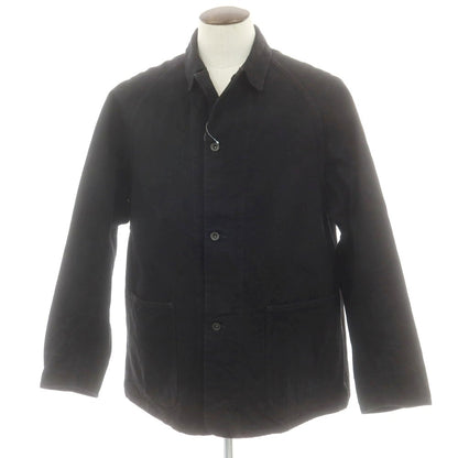 【中古】コモリ COMOLI 2025年秋冬 コットン ワークジャケット ブラック【 3 】【 状態ランクB 】【 メンズ 】