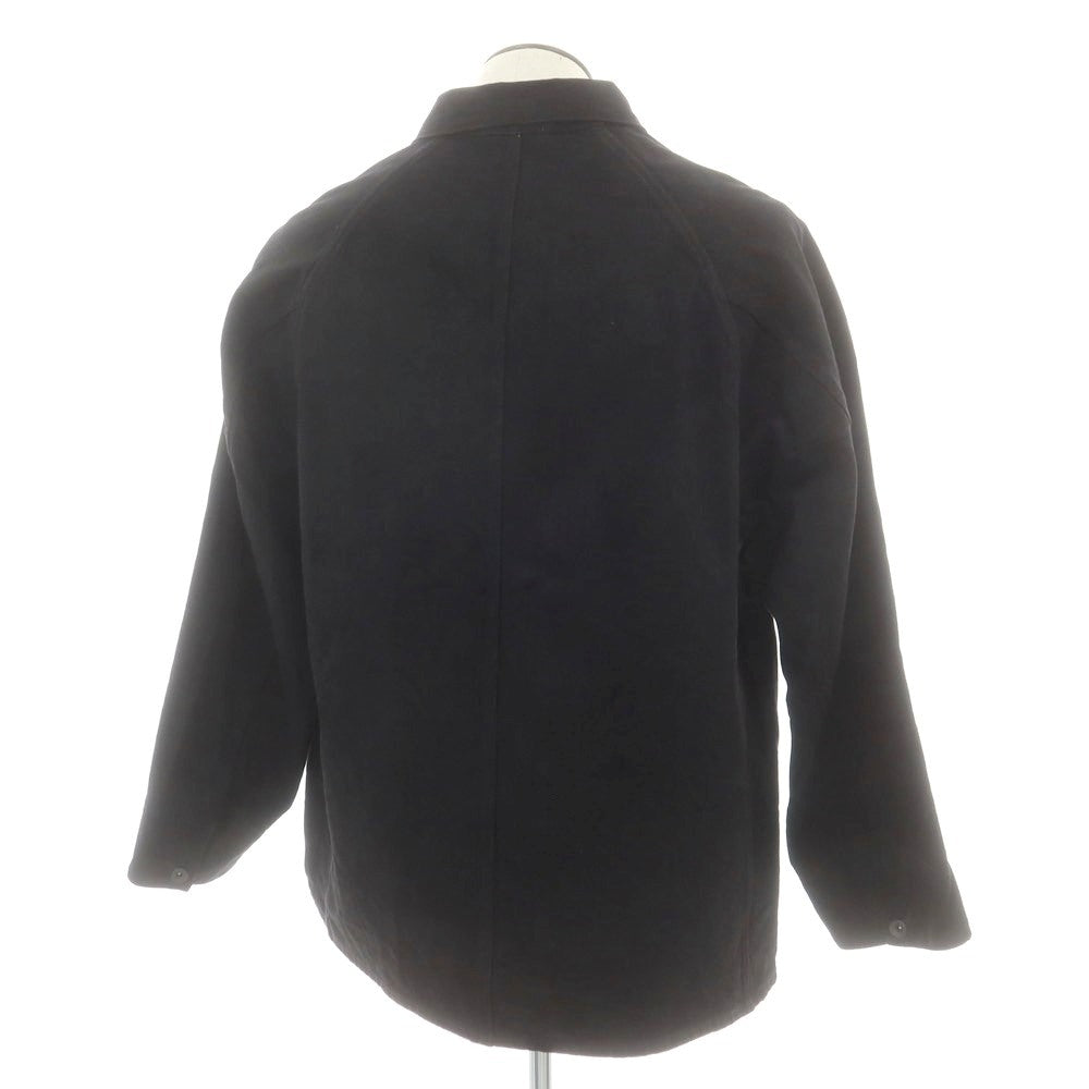 【中古】コモリ COMOLI 2025年秋冬 コットン ワークジャケット ブラック【 3 】【 状態ランクB 】【 メンズ 】