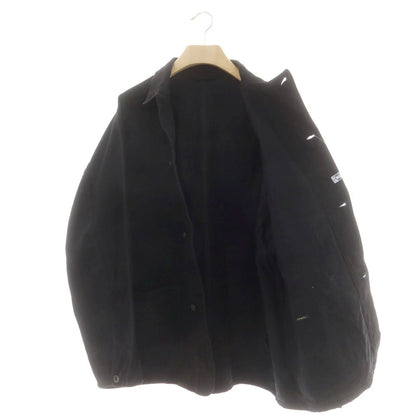 【中古】コモリ COMOLI 2025年秋冬 コットン ワークジャケット ブラック【 3 】【 状態ランクB 】【 メンズ 】