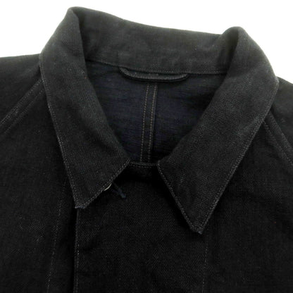 【中古】コモリ COMOLI 2025年秋冬 コットン ワークジャケット ブラック【 3 】【 状態ランクB 】【 メンズ 】