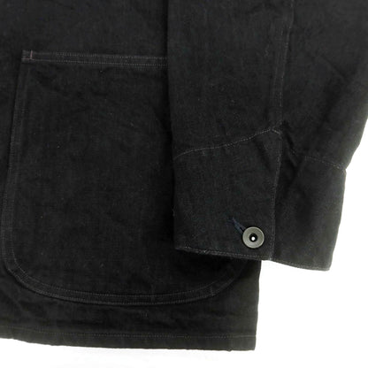 【中古】コモリ COMOLI 2025年秋冬 コットン ワークジャケット ブラック【 3 】【 状態ランクB 】【 メンズ 】