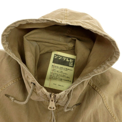 【中古】エスエスズィー SSZ コットンナイロン フーデッド シェルジャケット ベージュxダークグリーン【 Ｍ 】【 状態ランクB 】【 メンズ 】