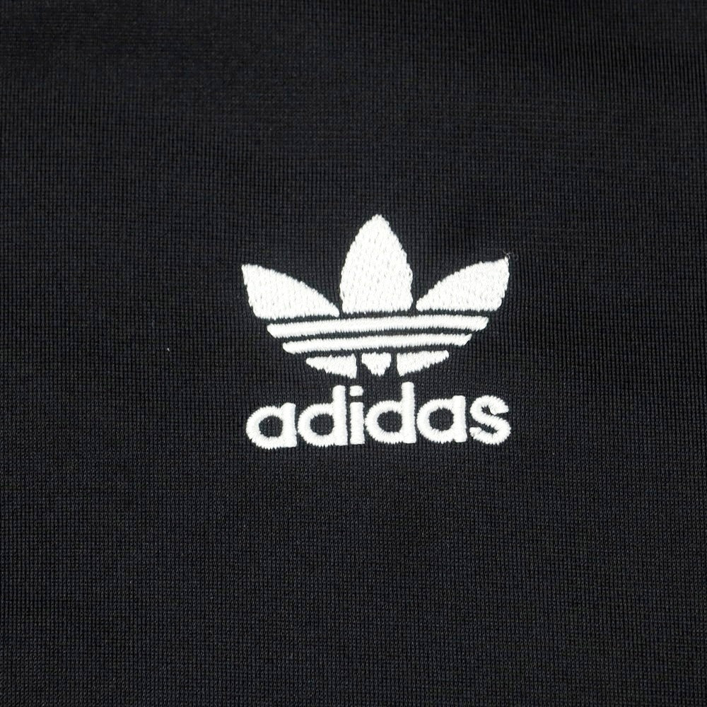 【中古】アディダス adidas スリーストライプス ポリエステル ジャージ ブラック【サイズL】【 状態ランクB 】【 メンズ 】[CPD]