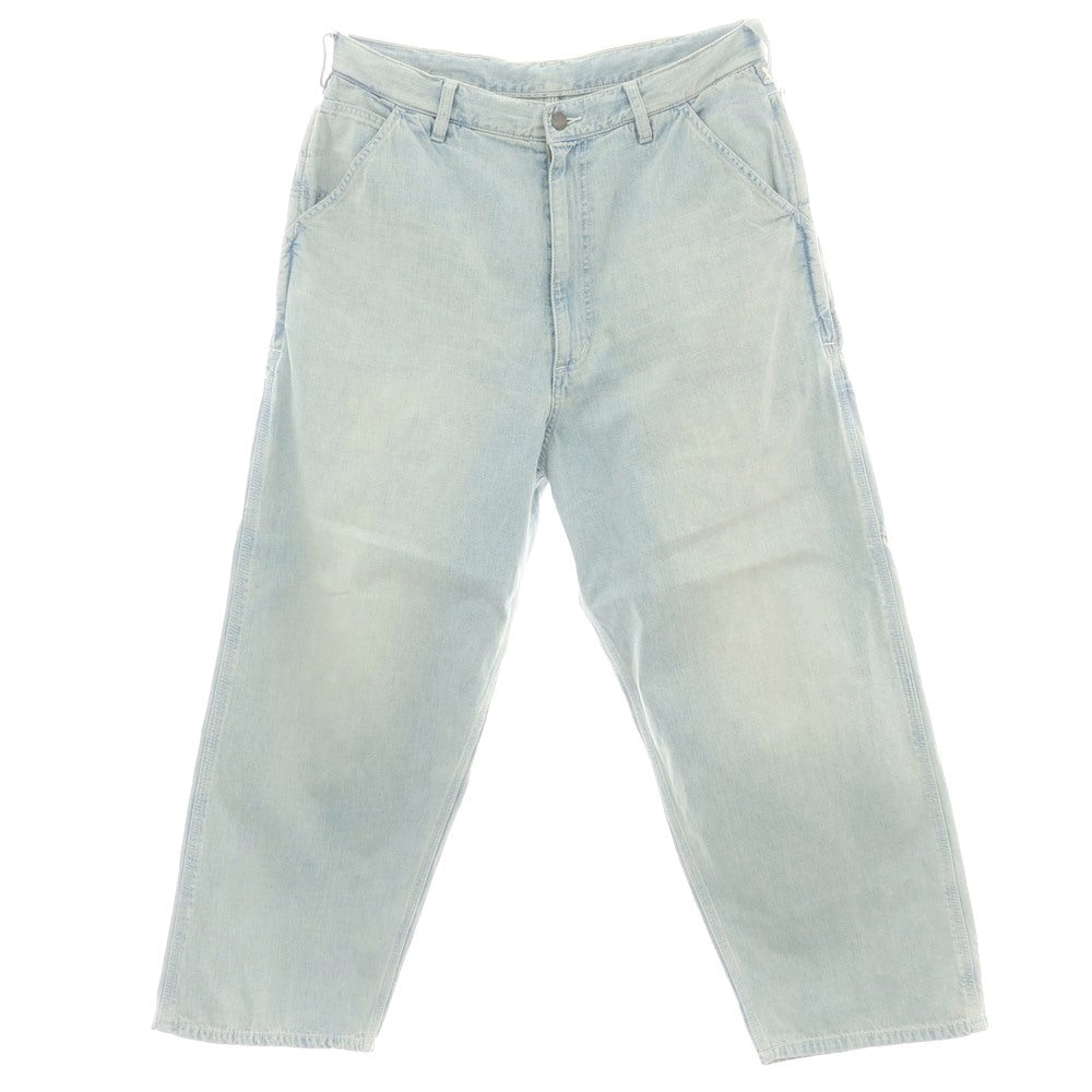 【中古】エスエスズィー SSZ コットン デニム イージー ペインターパンツ ライトブルー【 M 】【 状態ランクB 】【 メンズ 】