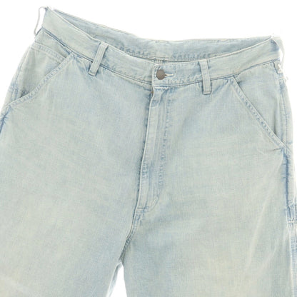 【中古】エスエスズィー SSZ コットン デニム イージー ペインターパンツ ライトブルー【 M 】【 状態ランクB 】【 メンズ 】