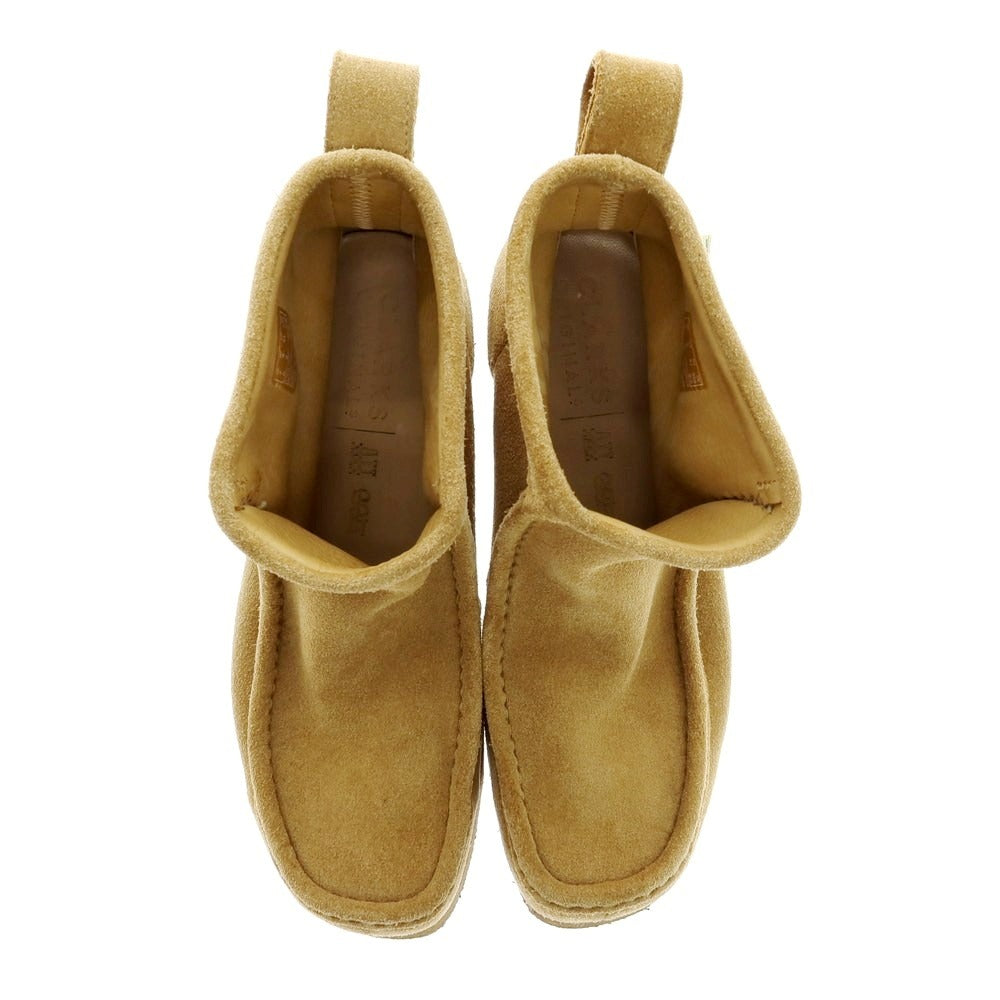 【中古】エスエスズィー SSZ × A.H CLARKS WALLAROO スエード ブーツ ベージュ【 UK7 】【 状態ランクB 】【 メンズ 】