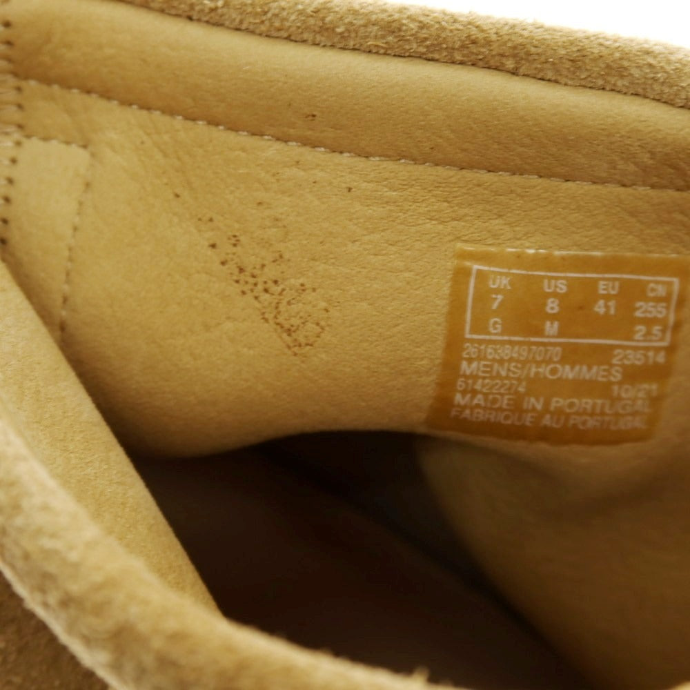 【中古】エスエスズィー SSZ × A.H CLARKS WALLAROO スエード ブーツ ベージュ【 UK7 】【 状態ランクB 】【 メンズ 】