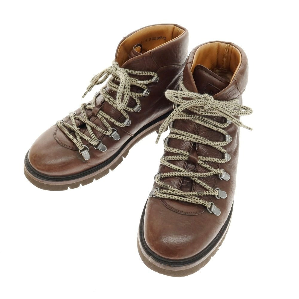 【中古】バリー BALLY マウンテンブーツ ブラウン【 5 1/2E 】【 状態ランクC 】【 メンズ 】