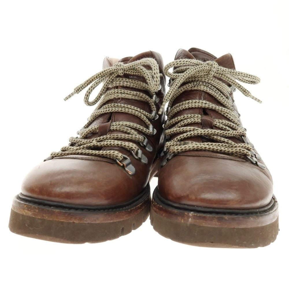 【中古】バリー BALLY マウンテンブーツ ブラウン【 5 1/2E 】【 状態ランクC 】【 メンズ 】