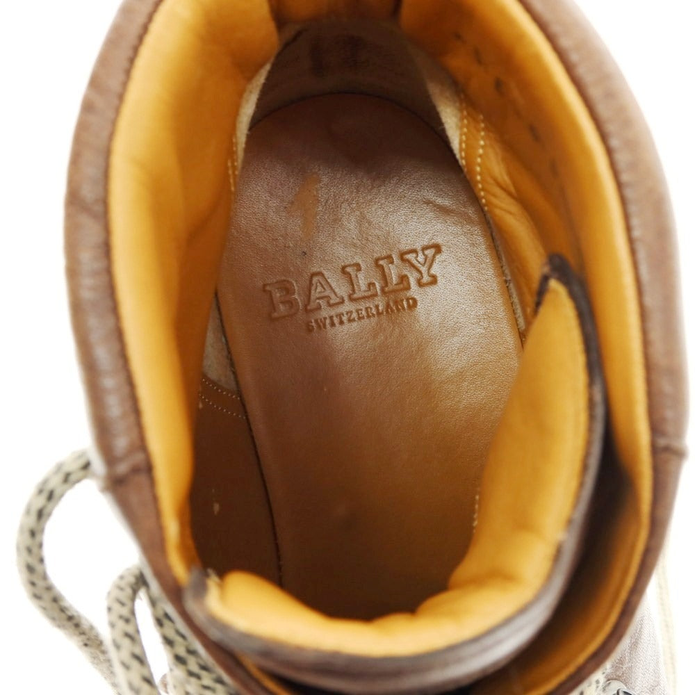 【中古】バリー BALLY マウンテンブーツ ブラウン【 5 1/2E 】【 状態ランクC 】【 メンズ 】