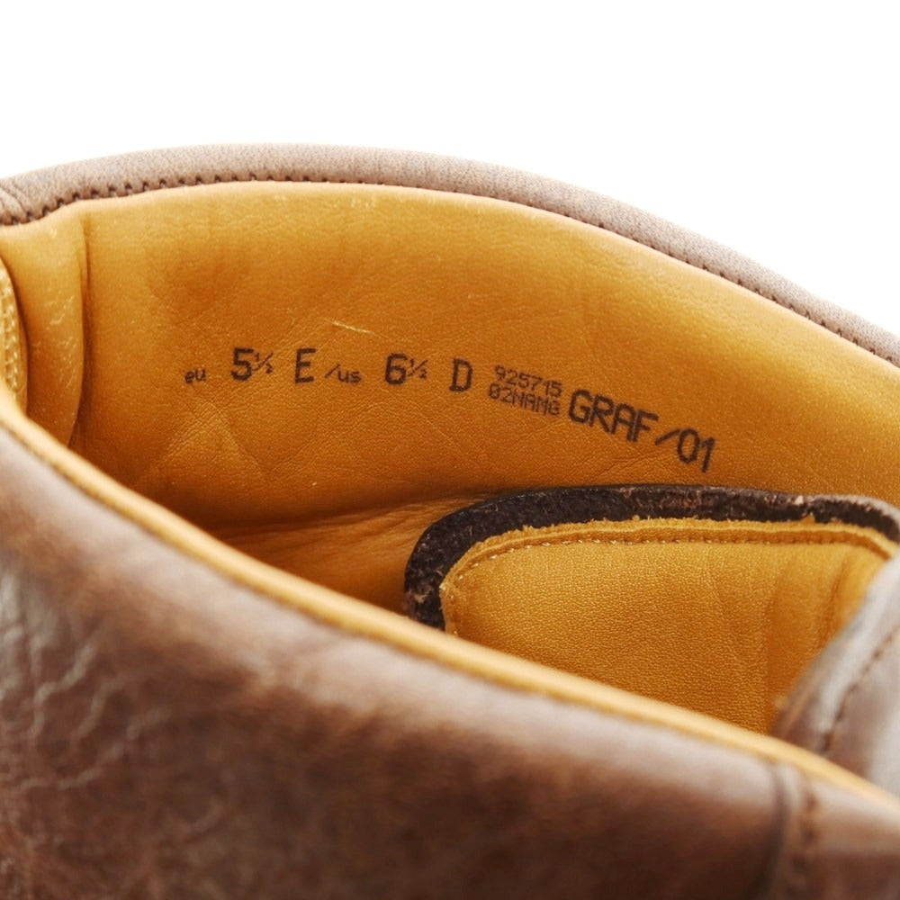 【中古】バリー BALLY マウンテンブーツ ブラウン【 5 1/2E 】【 状態ランクC 】【 メンズ 】