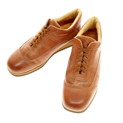 【中古】サントーニ Santoni レザー スニーカー ブラウン【 7 】【 状態ランクC 】【 メンズ 】