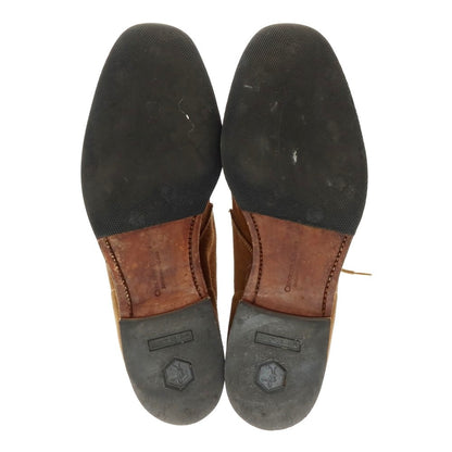 【中古】クロケットアンドジョーンズ CROCKETT&amp;JONES CHAKKA スエード チャッカブーツ ライトブラウン【 6 1/2E 】【 状態ランクD 】【 メンズ 】