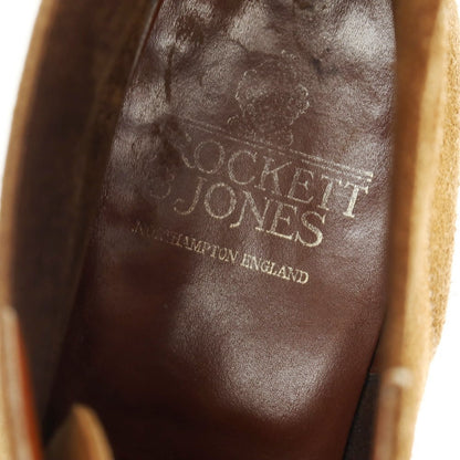 【中古】クロケットアンドジョーンズ CROCKETT&amp;JONES CHAKKA スエード チャッカブーツ ライトブラウン【 6 1/2E 】【 状態ランクD 】【 メンズ 】