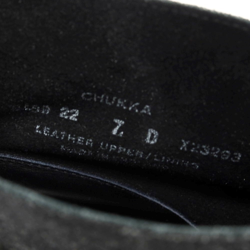 【中古】クロケットアンドジョーンズ CROCKETT&amp;JONES CHAKKA スエード チャッカブーツ ブラック【 7 】【 状態ランクD 】【 メンズ 】