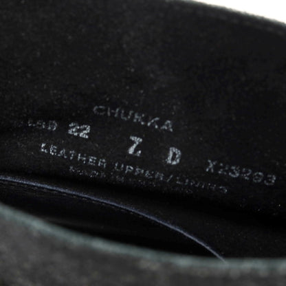 【中古】クロケットアンドジョーンズ CROCKETT&amp;JONES CHAKKA スエード チャッカブーツ ブラック【 7 】【 状態ランクD 】【 メンズ 】
