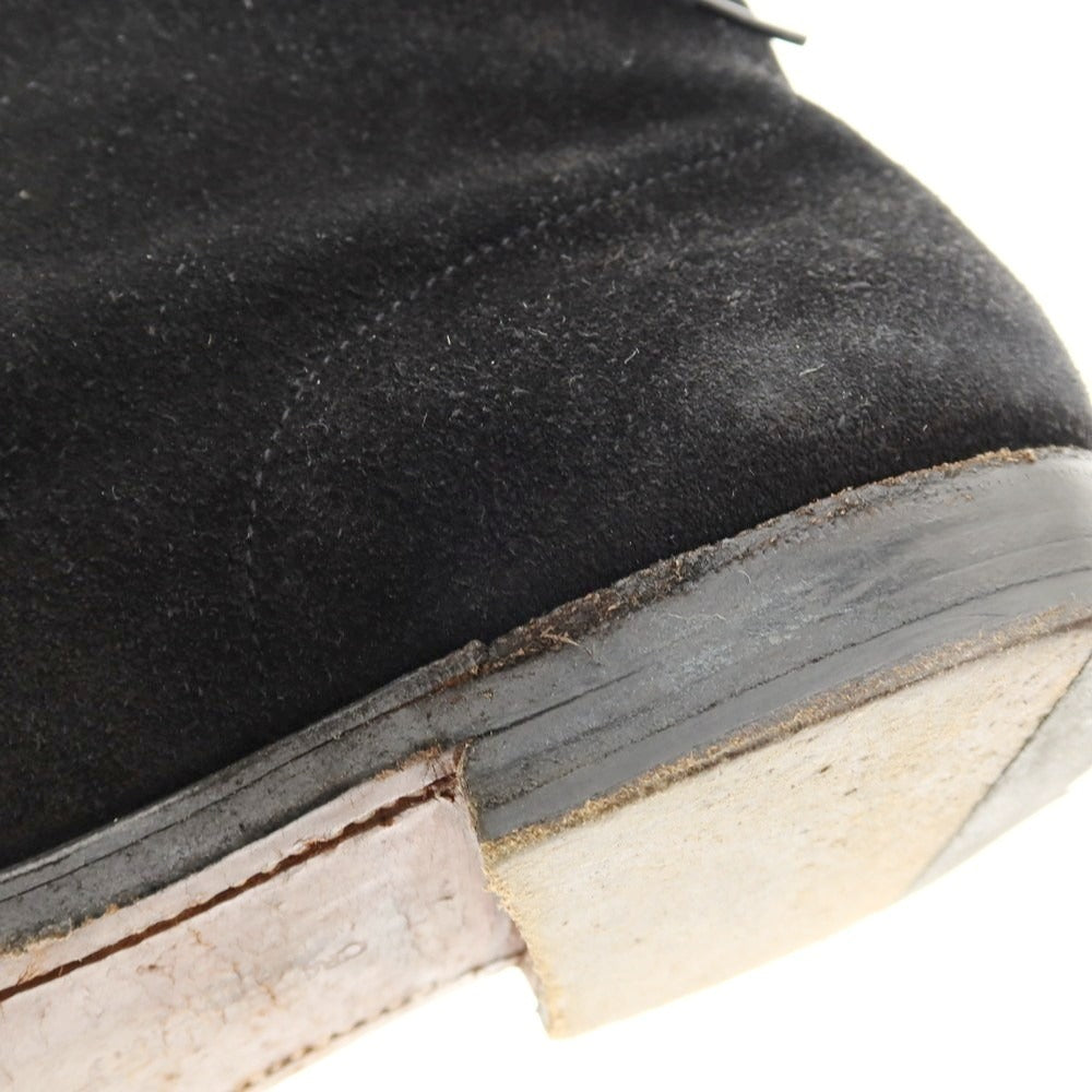 【中古】クロケットアンドジョーンズ CROCKETT&amp;JONES CHAKKA スエード チャッカブーツ ブラック【 7 】【 状態ランクD 】【 メンズ 】