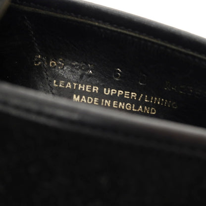 【中古】クロケットアンドジョーンズ CROCKETT&amp;JONES ハンドグレード スエード ローファー ブラック【 6D 】【 状態ランクC 】【 メンズ 】