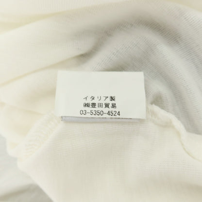 【中古】フィリッポ デ ローレンティス FILIPPO DE LAURENTIIS クレープコットン クルーネック 半袖Ｔシャツ アイボリー【サイズ46】【 状態ランクA 】【 メンズ 】