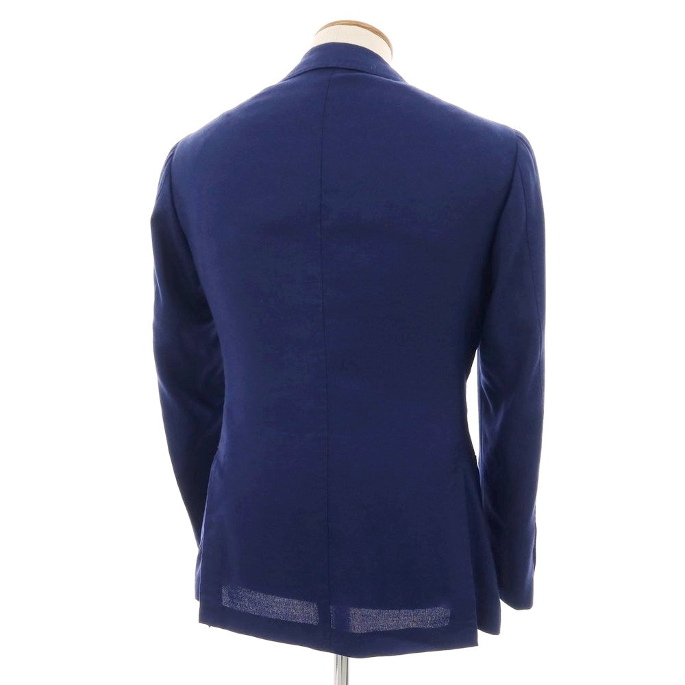 【中古】リングヂャケット RING JACKET MEISTER ウール系 3B テーラードジャケット ライトネイビー【 表記なし（M位） 】【 状態ランクB 】【 メンズ 】