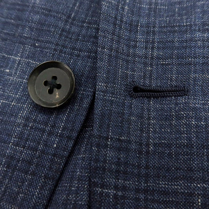 【中古】リングヂャケット RING JACKET MEISTER ウール系 3B テーラードジャケット ネイビー【 表記なし（M位） 】【 状態ランクC 】【 メンズ 】