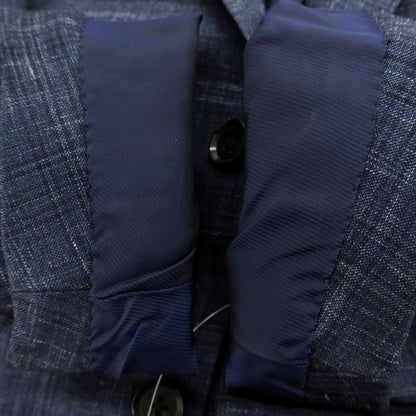 【中古】リングヂャケット RING JACKET MEISTER ウール系 3B テーラードジャケット ネイビー【 表記なし（M位） 】【 状態ランクC 】【 メンズ 】