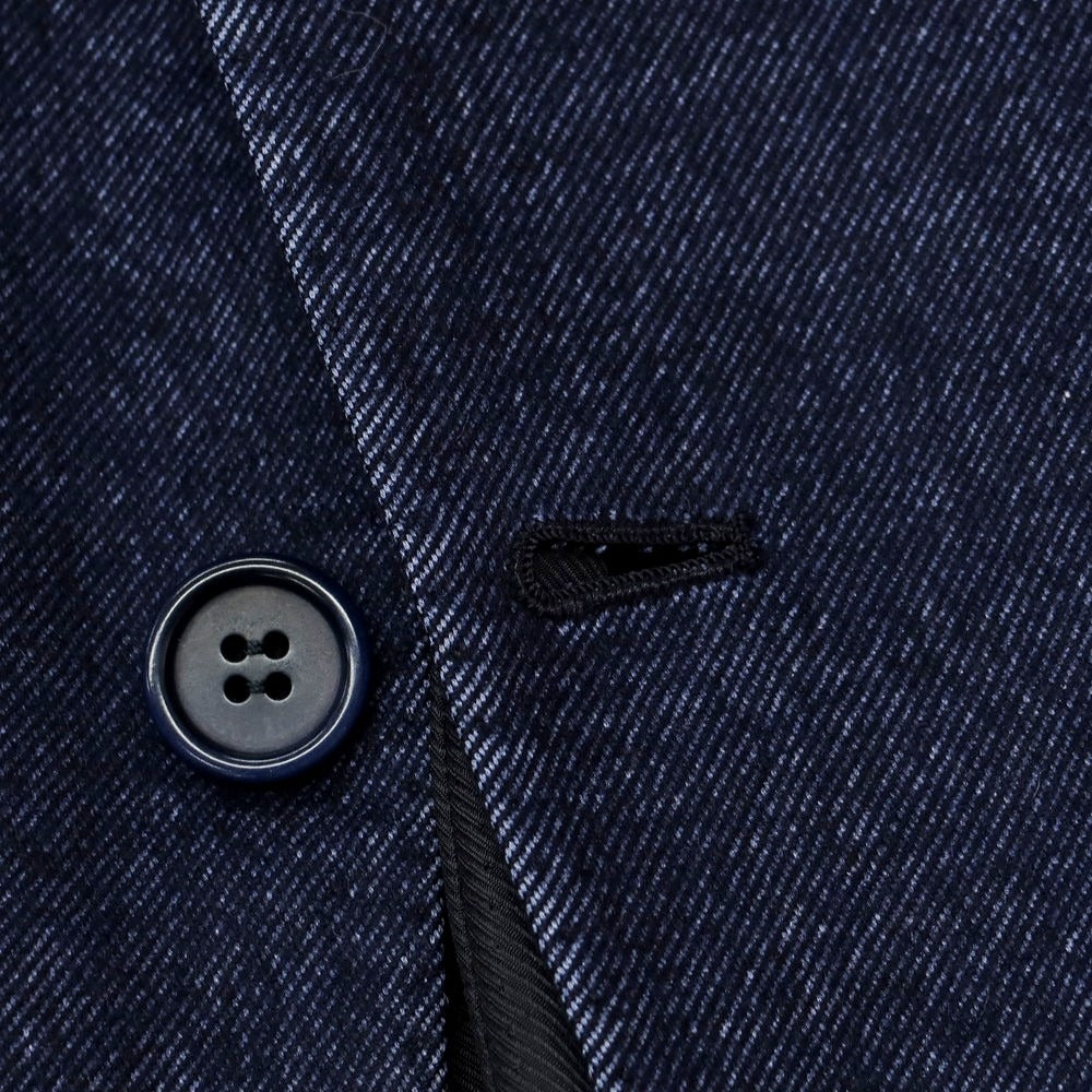 【中古】オラッツィオ ルチアーノ Orazio Luciano ウール系 3B テーラードジャケット ネイビー【 44 】【 状態ランクC 】【 メンズ 】