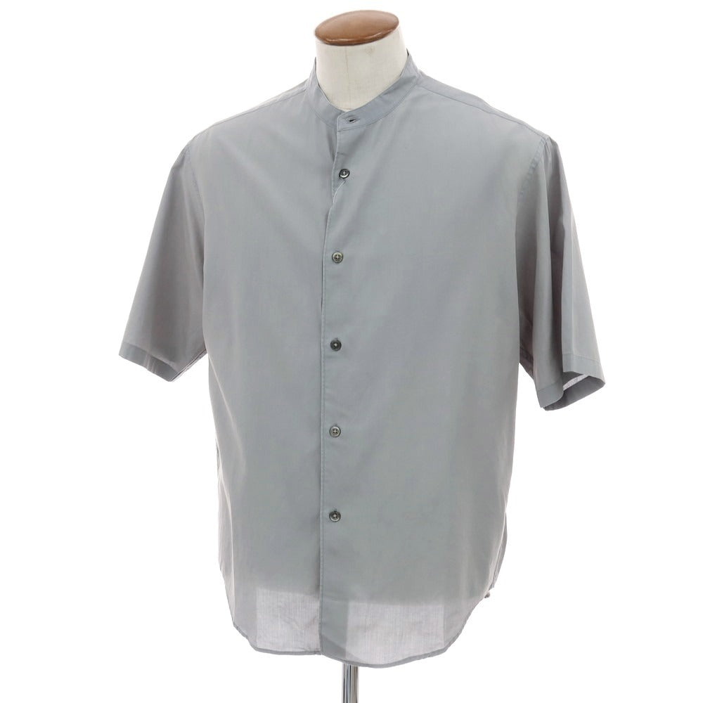 【中古】ビューティアンドユースユナイテッドアローズ BEAUTY&amp;YOUTH UNITED ARROWS セルロースコットン 半袖シャツ ブルーグレー【サイズM】【 状態ランクC 】【 メンズ 】[DPD]