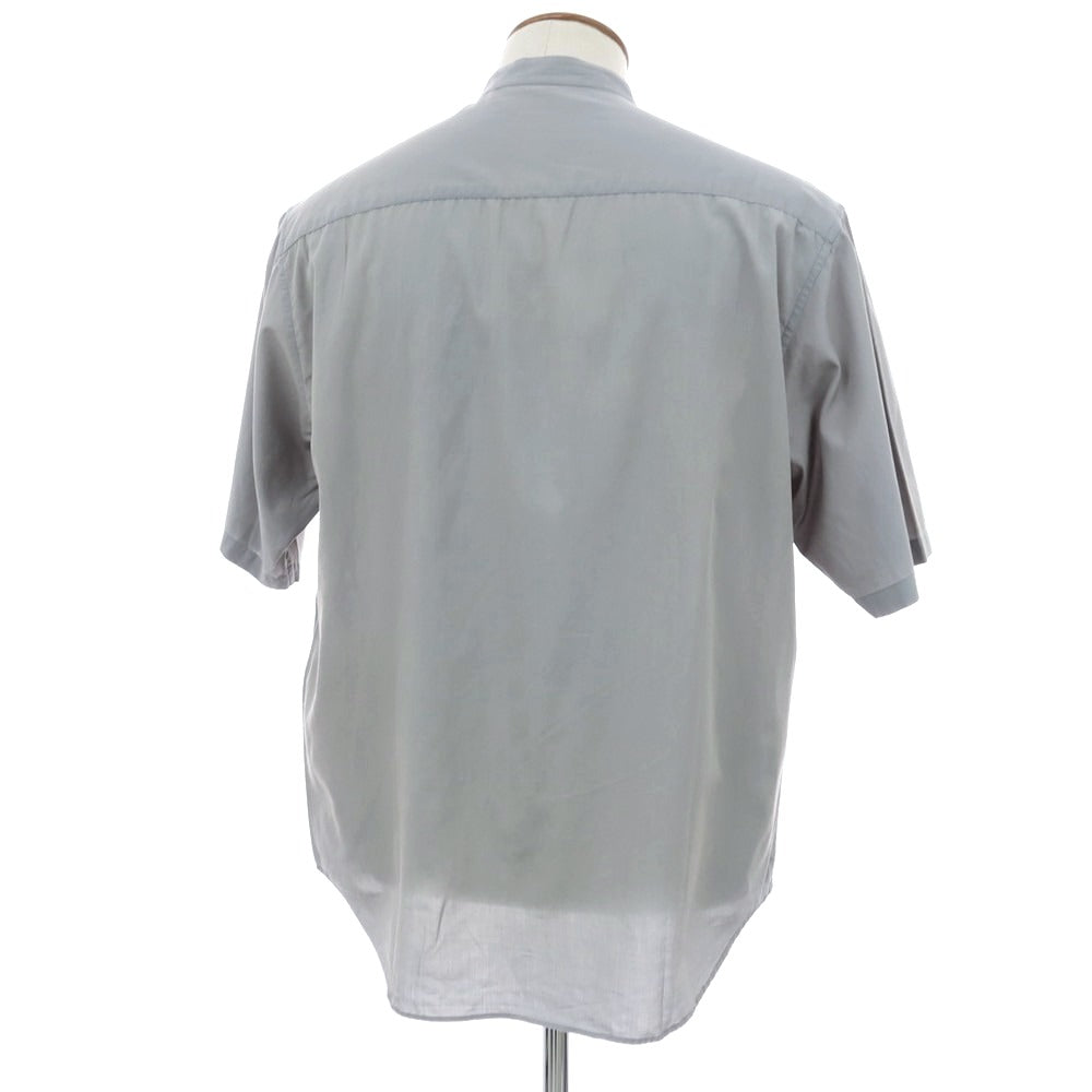 【中古】ビューティアンドユースユナイテッドアローズ BEAUTY&amp;YOUTH UNITED ARROWS セルロースコットン 半袖シャツ ブルーグレー【サイズM】【 状態ランクC 】【 メンズ 】[DPD]