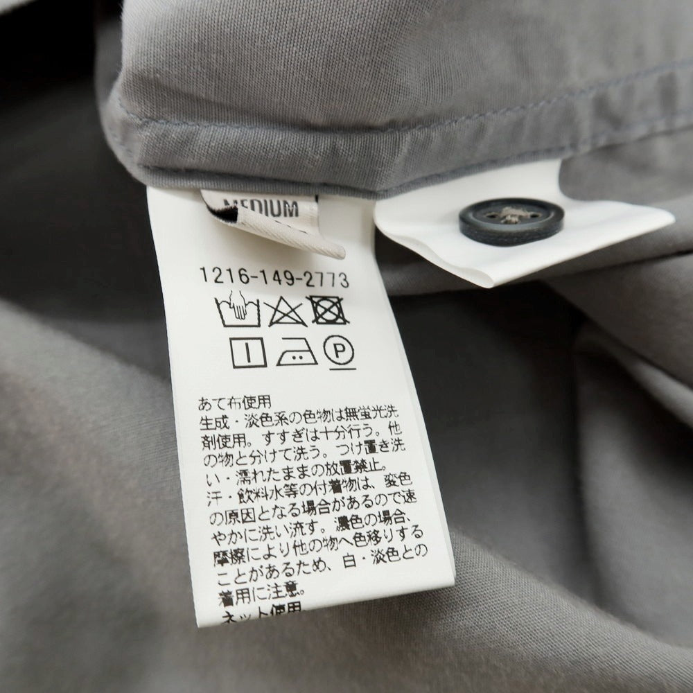 【中古】ビューティアンドユースユナイテッドアローズ BEAUTY&amp;YOUTH UNITED ARROWS セルロースコットン 半袖シャツ ブルーグレー【サイズM】【 状態ランクC 】【 メンズ 】