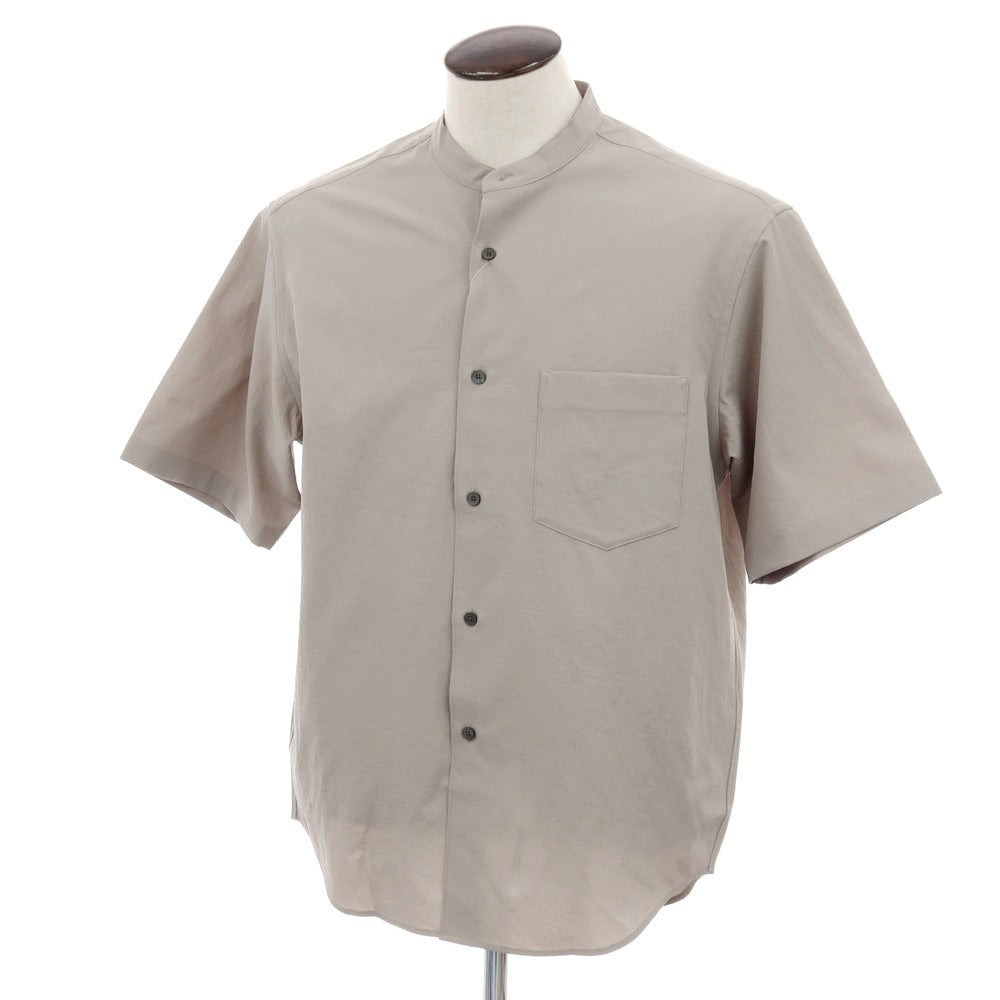【中古】ビューティアンドユースユナイテッドアローズ BEAUTY&amp;YOUTH UNITED ARROWS ポリエステル 半袖シャツ グレージュ【サイズL】【 状態ランクA 】【 メンズ 】