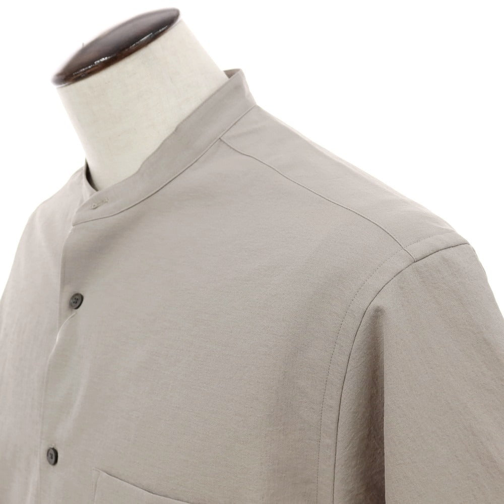 【中古】ビューティアンドユースユナイテッドアローズ BEAUTY&amp;YOUTH UNITED ARROWS ポリエステル 半袖シャツ グレージュ【サイズL】【 状態ランクA 】【 メンズ 】