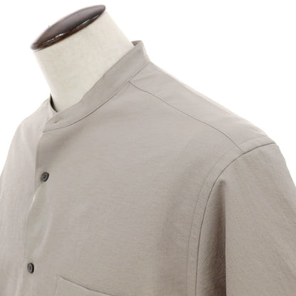 【中古】ビューティアンドユースユナイテッドアローズ BEAUTY&amp;YOUTH UNITED ARROWS ポリエステル 半袖シャツ グレージュ【サイズL】【 状態ランクA 】【 メンズ 】