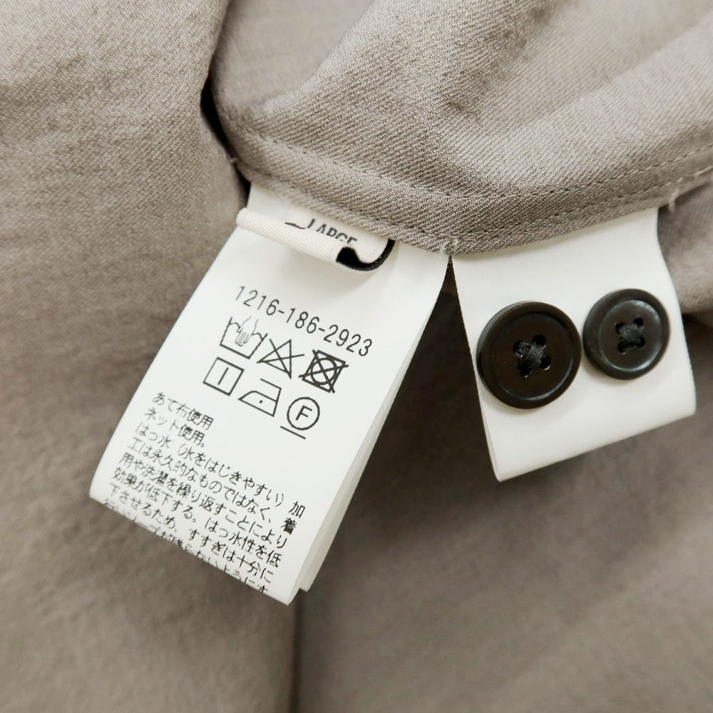 【中古】ビューティアンドユースユナイテッドアローズ BEAUTY&amp;YOUTH UNITED ARROWS ポリエステル 半袖シャツ グレージュ【サイズL】【 状態ランクA 】【 メンズ 】