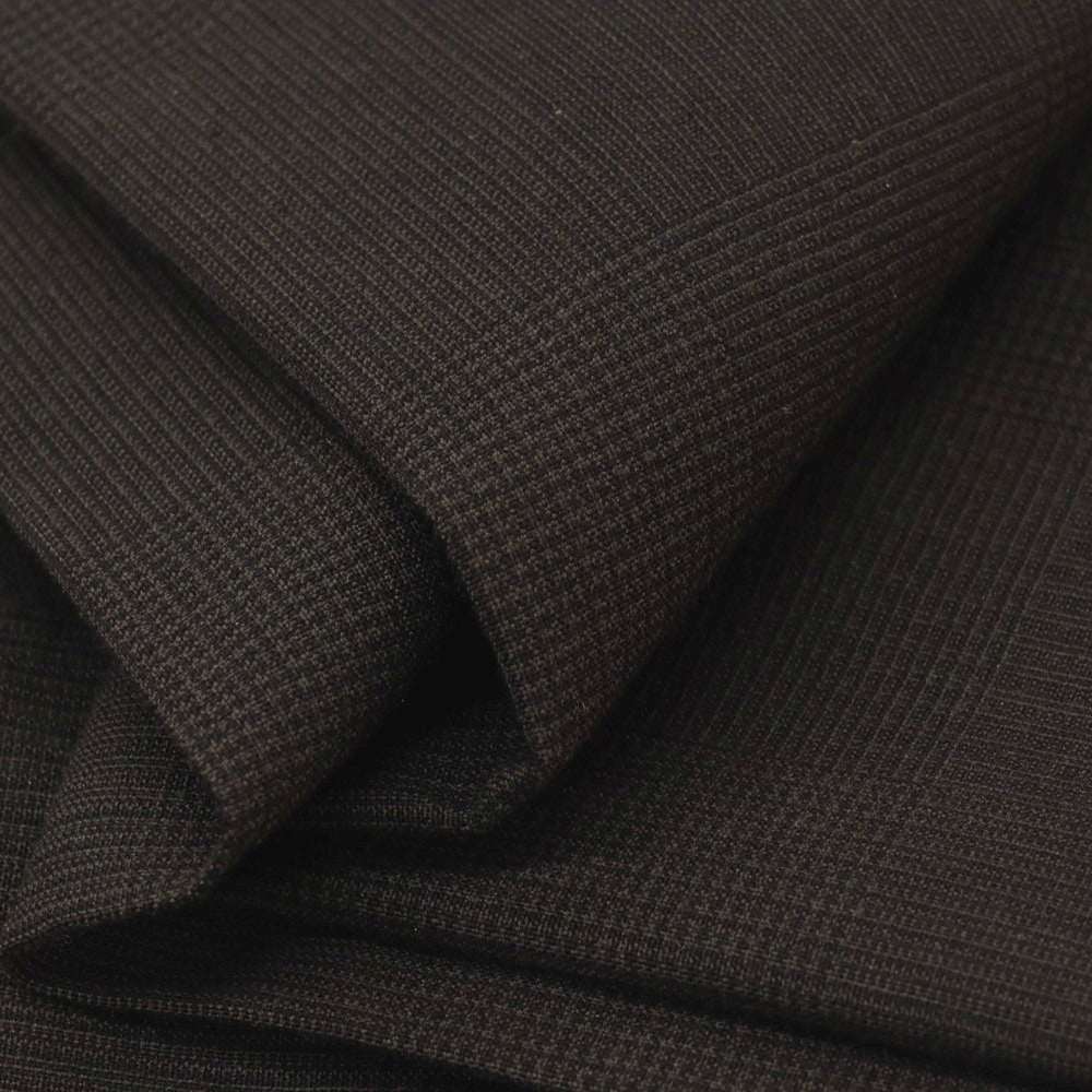 【中古】リングヂャケット RING JACKET コットンウールポリウレタン グレンチェック イージースラックスパンツ ダークブラウン【サイズ46】【 状態ランクB 】【 メンズ 】