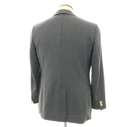 【中古】ユニバーサルランゲージ UNIVERSAL LANGUAGE SUPER110’S ウール 2B テーラードジャケット グレー【 46 】【 状態ランクC 】【 メンズ 】