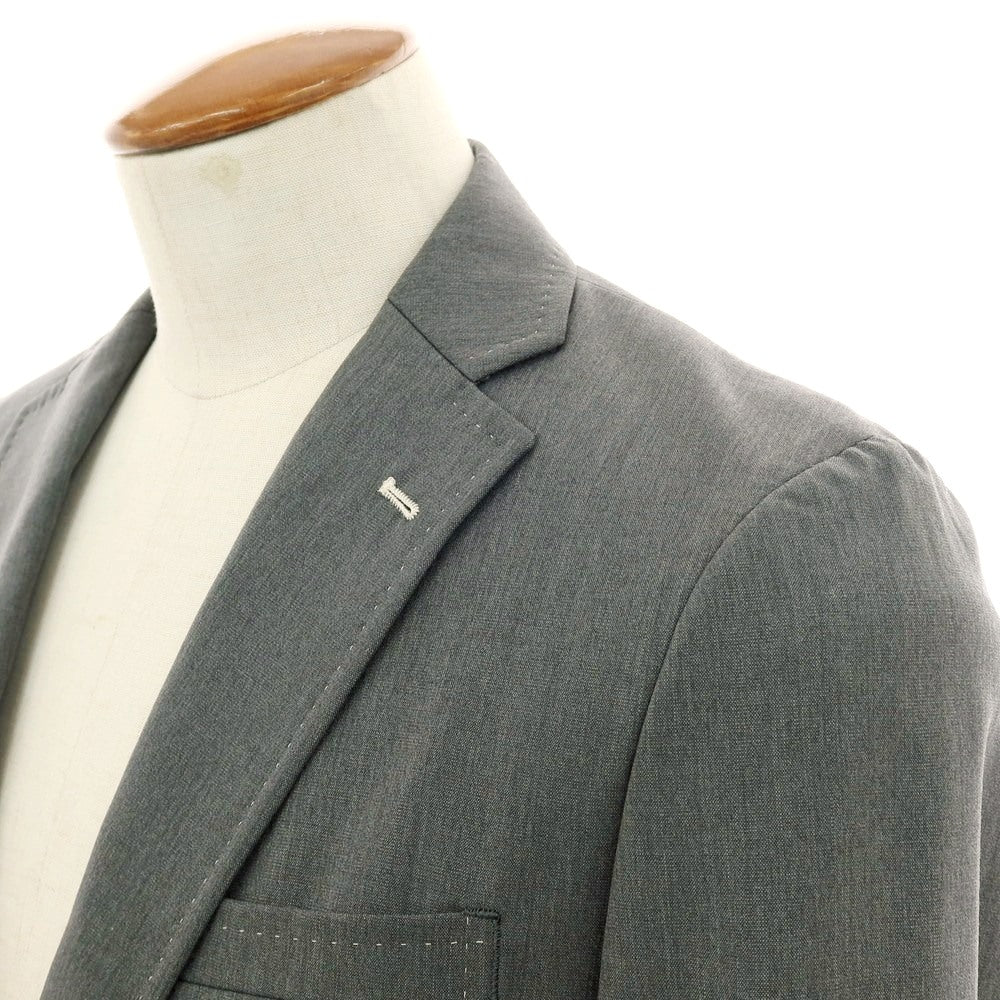 【中古】ユニバーサルランゲージ UNIVERSAL LANGUAGE SUPER110’S ウール 2B テーラードジャケット グレー【 46 】【 状態ランクC 】【 メンズ 】